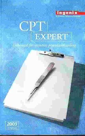 Seller image for Cpt Expert 2003 Enchanced for Accurate Procedural Coding for sale by Ye Old Bookworm