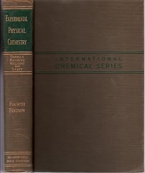 Image du vendeur pour Experimental Physical Chemistry mis en vente par Ye Old Bookworm