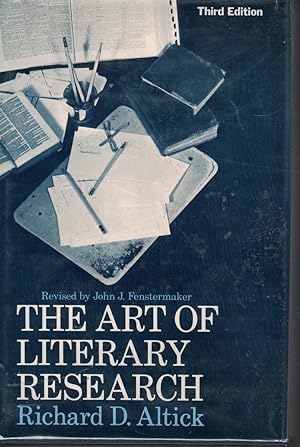 Seller image for Art Of Literary Research for sale by Ye Old Bookworm