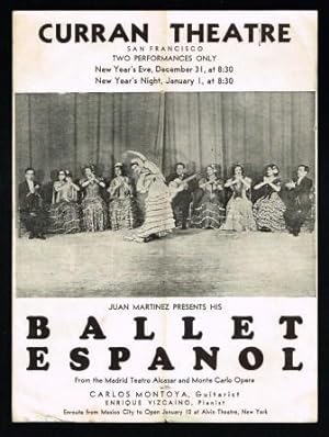 Juan Martinez Presents His Ballet Espanol; Curran Theatre, San Francisco