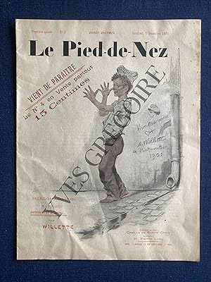LE PIED-DE-NEZ-N°3-VENDREDI 6 DECEMBRE 1901