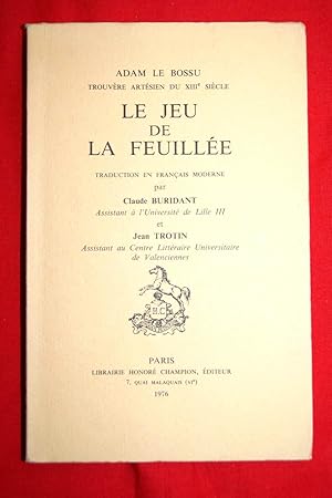 Imagen del vendedor de LE JEU DE LA FEUILLEE a la venta por Librairie RAIMOND