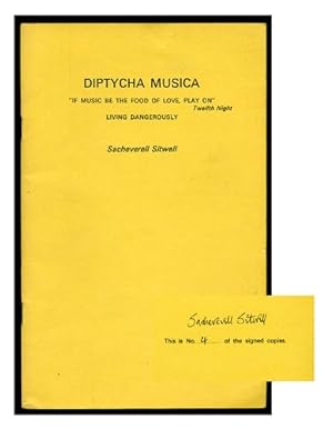 Diptycha Musica. [One of 10 copies]