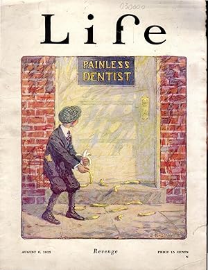Image du vendeur pour PRINT: "Revenge".colored cover from Life Magazine, August 6, 1925 mis en vente par Dorley House Books, Inc.