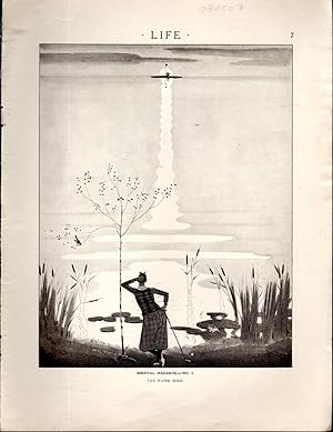 Image du vendeur pour PRINT: "Golf Hazard No. 4: The Water Hole".b/w cartoon from Life Magazine, August 6, 1925 mis en vente par Dorley House Books, Inc.
