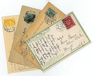 Seller image for Eigenh. Namenszug auf Sammelpostkarte. for sale by Antiquariat INLIBRIS Gilhofer Nfg. GmbH
