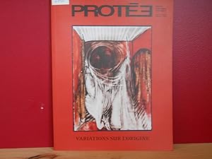 Bild des Verkufers fr PROTEE revue theories et pratiques semiotiques theories et pratiques semiotiques Vol. 28 no. 1 printemps 2000 : VARIATIONS SUR L'ORIGINE zum Verkauf von La Bouquinerie  Dd