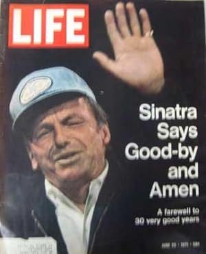 Seller image for Life Magazine June 25, 1971 -- Cover: Frank Sinatra Says Goodbye and Amen for sale by Moneyblows Books & Music