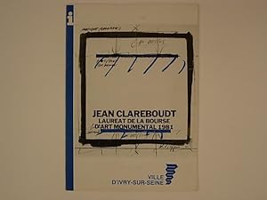 Jean Clareboudt, lauréat de la bourse d'art monumental 1981. "Suspens" : installation, sculptures...