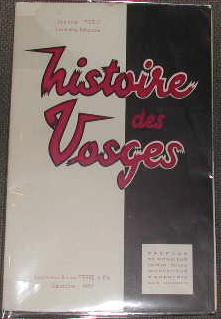 Image du vendeur pour Histoire des Vosges. mis en vente par alphabets