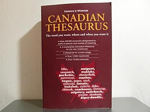 Bild des Verkufers fr Canadian Thesaurus zum Verkauf von Bidonlivre