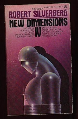 Seller image for New Dimensions IV ---After the Dreamtime, The Bible After Apocalypse, Outer Concentric, The Examination, The Colors of Fear, Ariel, State of the Art, Among the Metal-and-People People, Animal Fair, Strangers for sale by Nessa Books