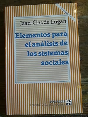 Bild des Verkufers fr ELEMENTOS PARA UN ANLISIS DE LOS SISTEMAS SOCIALES zum Verkauf von Librera Pramo