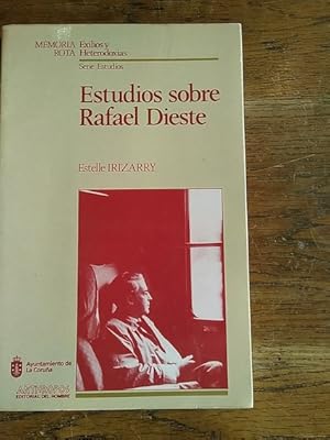 Imagen del vendedor de ESTUDIOS SOBRE RAFAEL DIESTE a la venta por Librera Pramo