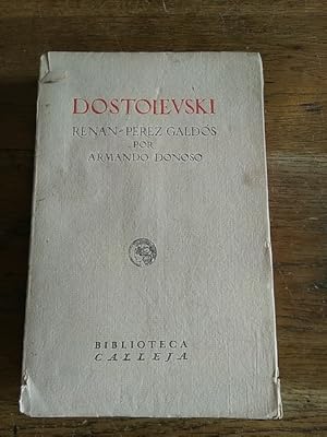 Imagen del vendedor de DOSTOIEVSKI, RENN, PREZ GALDS. La juventud de Esproceda, notas sobre Amrico Castro a la venta por Librera Pramo