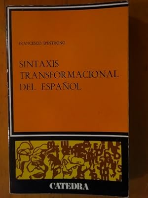 Immagine del venditore per SINTAXIS TRANSFORMACIONAL DEL ESPAOL venduto da Librera Pramo
