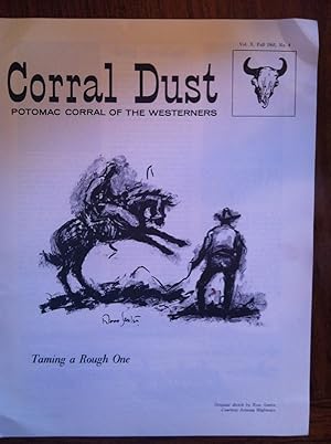 Seller image for Corral Dust : Potomac Corral of the Westerners Vol. X, No. 4, Fall, 1965 for sale by Epilonian Books