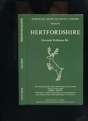 Seller image for Hertfordshire (Barracuda Guide to County History Vol III) for sale by Roger Lucas Booksellers