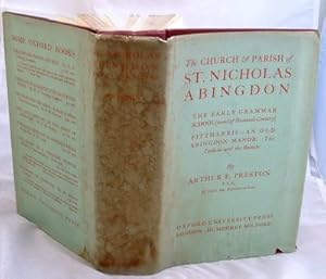 Imagen del vendedor de The Church and Parish of St Nicholas Abingdon a la venta por Peter Sheridan Books Bought and Sold