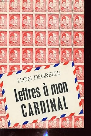 Bild des Verkufers fr LETTRES A MON CARDINAL zum Verkauf von Le-Livre