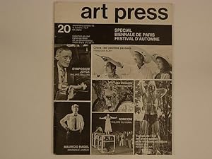 Image du vendeur pour art press 20. septembre/octobre 75 "Spciale BIENNALE DE PARIS FESTIVAL D'AUTOMNE" mis en vente par A Balzac A Rodin