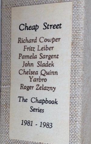 Bild des Verkufers fr The Chapbook Series 1981 - 1983 - EXTREMELY RARE COLLECTION zum Verkauf von THE BOOKSNIFFER