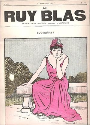 Le Ruy Blas : Hebdomadaire illustré n° 476 - 21 novembre 1915 : Souvenirs !
