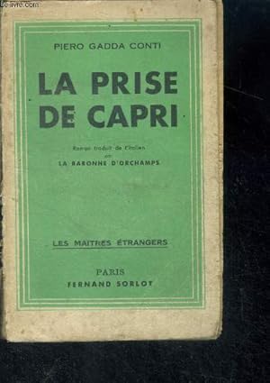 Seller image for La prise de Capri - Collection " Les Matres Etrangers " for sale by Le-Livre