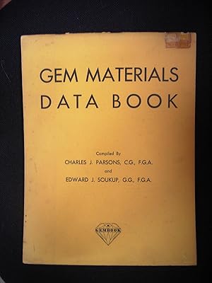 Seller image for GEM MATERIALS DATA BOOK for sale by Uncle Peter's Books