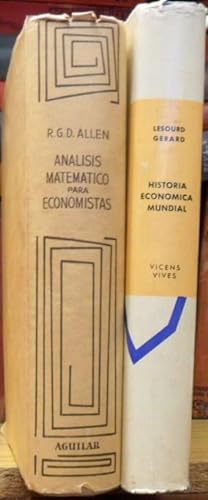 ANALISIS MATEMATICO PARA ECONOMISTAS + HISTORIA ECONOMICA MUNDIAL (Moderna y Contemporánea) (2 li...
