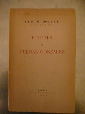 Seller image for Poema De Fernan Gonzalez for sale by Reus, Paris, Londres