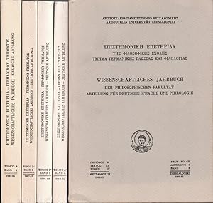 Wissenschaftliches Jahrbuch der Philosophischen Fakultät , Abteilung für Deutsche Sprache und Phi...