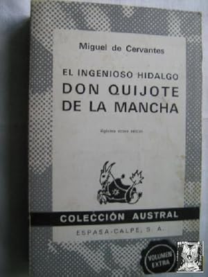 Imagen del vendedor de EL INGENIOSO HIDALGO DON QUIJOTE DE LA MANCHA a la venta por Librera Maestro Gozalbo