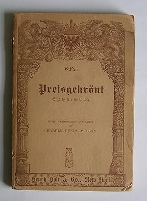 Seller image for Preisgekront. Eine heitere Geschichte. for sale by Monkey House Books