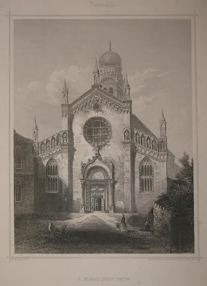 Stahlstich-Ansicht von G. A. Troitzsch nach P. Ahrens. S. Maria dell Orto.