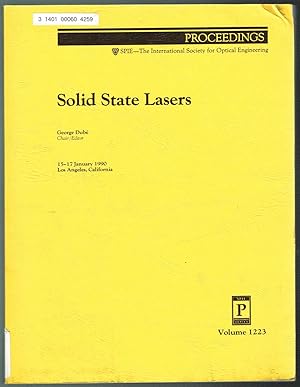 Solid State Lasers - Volume 1223, Proceedings of SPIE, 15-17 January 1990, Los Angeles, California