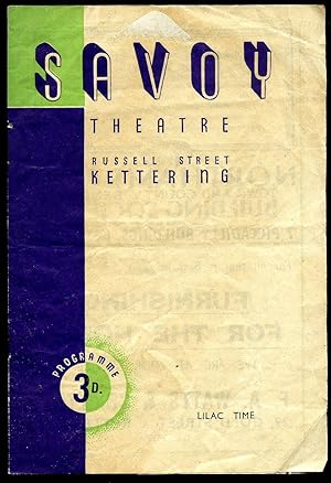 Seller image for Lilac Time: Souvenir Theatre Programme Performed at Savoy Theatre, Russell Street, Kettering for sale by Little Stour Books PBFA Member