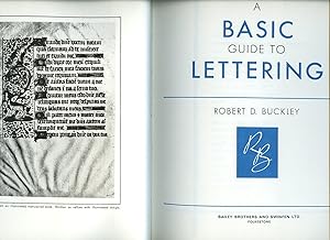 Immagine del venditore per A Basic Guide to Lettering venduto da Little Stour Books PBFA Member