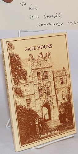 Bild des Verkufers fr Gate hours and other poems: with a foreword by Sir Alan Cottrell, Master, Jesus College Cambridge zum Verkauf von Bolerium Books Inc.