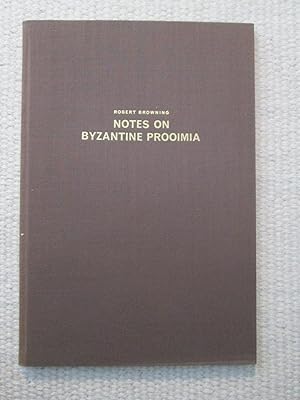Notes on Byzantine Prooimia