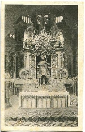 POSTAL ANTIGUA DE SANTIAGO DE COMPOSTELA: CATEDRAL, ALTAR MAYOR/OLD POSTCARD OF SANTIAGO DE COMPO...