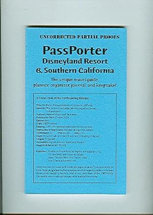 Bild des Verkufers fr PASSPORTER Disneyland Resort & Sourthern California zum Verkauf von ODDS & ENDS BOOKS