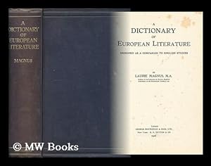 Seller image for A Dictionary of European Literature for sale by MW Books Ltd.