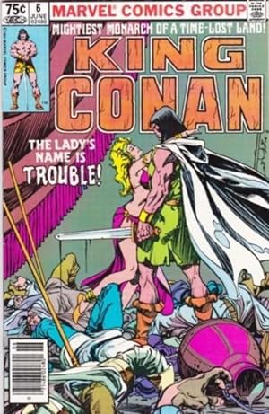 King Conan -issue # (6) six, June 1981 (Vengeance from the Desert!)