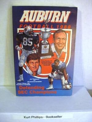 Immagine del venditore per 1988 Auburn Football Media Guide venduto da Kurtis A Phillips Bookseller