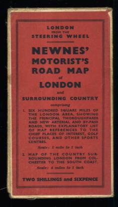 London from the Steering Wheel: Newnes' Motorist's Road Map of London and Surrounding Country