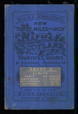 New Three Miles to Inch Map of Scotland for Tourists, Cyclists, & General Reference: Sheet 11