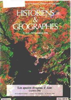 Historiens & géographes n° 355: LES QUATRE DRAGONS D4ASIE