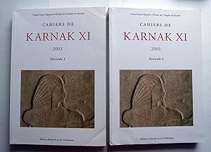 Immagine del venditore per CAHIERS DE KARNAK XI 2 volumes venduto da Librairie Thot