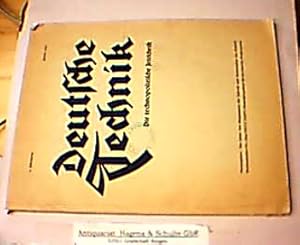 Deutsche Technik. Die technopolitische Zeitschrift. 9. Jahrgang - Januar 1941.